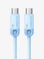 Кабель USB-C CABLETIME CUP0E (CT-CM100-PBL0.5) синий 0,5 м для смартфонов, планшетов