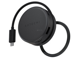 Док-станция Satechi OntheGo 7-in-1 Multiport Adapter ST-POTG7C Ethernet&HDMI&USB-A*2&USB-C&SD Card Slots Multiport Adapter. Цвет: черный космос