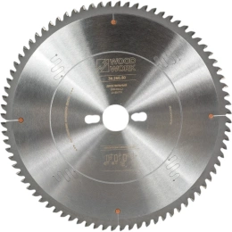 Диск пильный для алюминия 260x3.2x30 мм, 80T, A=-5° FTR WOODWORK 36.260.80