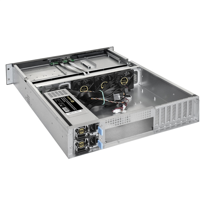 Серверная платформа ExeGate Pro 2U550-HS08 <RM 19", высота 2U, глубина 550, Redundant БП 2x550W, 8xHotSwap, 2xUSB> EX292412RUS