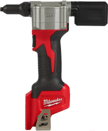 Аккумуляторный заклепочник Milwaukee M12 BPRT-0 (4933464404) (назначение: ремонт/строительство, используемый крепеж: вытяжная заклепка, диаметр крепежа: 4.8 мм, амплитуда хода: 20.32 мм, 12 В, сменные насадки)