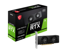 Видеокарта VGA MSI NVIDIA GeForce RTX 3050 LP 6G OC 6GB, GDDR6/64-bit, PCIe 4.0, 2xHDMI 2.1, 1xDP, 2.1-slot