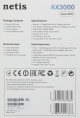 Бесшовный Mesh роутер Netis Neme X30S NEME X30S 2 PACK AX3000 10/100/1000BASE-TX белый упак.:2шт (NEME X30S (2 PACK))