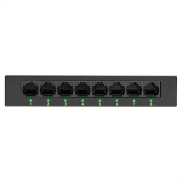 Exegate EX298690RUS Коммутатор неуправляемый ExeGate EDES-1008D 8-портовый UTP 10/100Mbps, металлический корпус, с функцией энергосбережения EEE , настольный/настенный