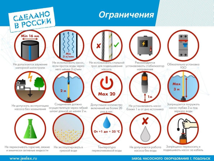 Насос вибрационный Джилекс Качан 20/60-10м 225Вт 1200л/час 8600