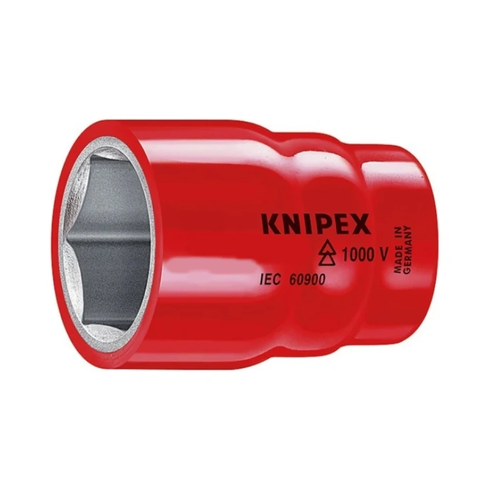 Головка торцевая шестигранная диэлектрическая (3/8"; 13 мм; 1000 V) Knipex KN-983713