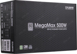 блок питания Zalman ZM500-TXII V2 , 500W, ATX12V v2.31, APFC, 12cm Fan, 80+ 230V EU, Retail (ZM500-TXII (V2))