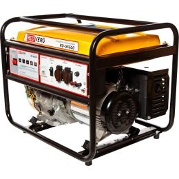 Бензиновый генератор REDVERG RD-G5500, 220/12 В, 5.5кВт