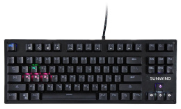 Клавиатура SunWind SW-K900G механическая черный USB Multimedia for gamer LED (1422332) кабель 1.8м