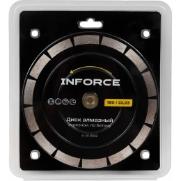 Диск алмазный отрезной по бетону 180x22,23 Inforce 11-01-5102