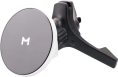 Автомобильный комплект Magssory Disc KIT002 Серебристый KIT002s для Samsung и Apple, с магнитами, 5V/2А, 9V/1.67А; 12V/2А, 15Вт, Qi, состав набора: магнитный держатель, прикуриватель 2xType-C , кабель Type-C, крепление тринога, крепление крокодил