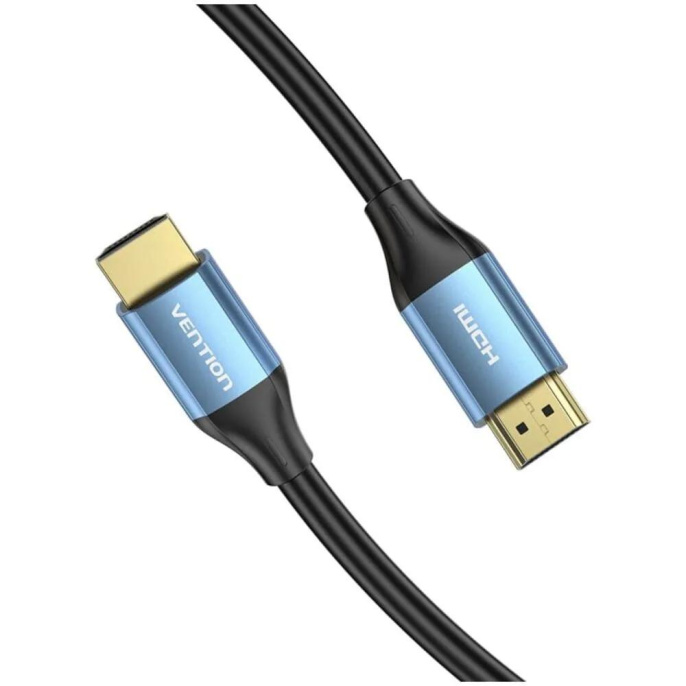 Кабель аудио-видео VENTION ALHSH,  HDMI (m) -  HDMI (m),  ver 2.0,  AWG30,  2м, GOLD,  черный