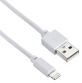 Кабель Digma LIGHT-1.2M-WH USB m -Lightning m 1.2м белый