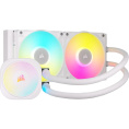 Система жидкостного охлаждения Water Cooling System Corsair iCUE LINK TITAN 240 RX RGB 240mm, White, RGB/ Fans: 2x120mm, 73.5CFM, 36dBA, 2100RPM/ S: 1851, 1700, AM5, AM4 CW-9061020-WW