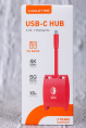 CABLETIME Док-станция Switch CB40R CT-SHUB31-PR для Nintendo Switch OLED 3 в 1 USB C HUB Red