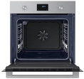 Духовой шкаф электрический Samsung NV68A1145RS/WT,  68л,  дверца с 3 стеклами,  серебристый