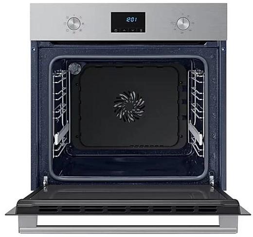 Духовой шкаф электрический Samsung NV68A1145RS/WT,  68л,  дверца с 3 стеклами,  серебристый