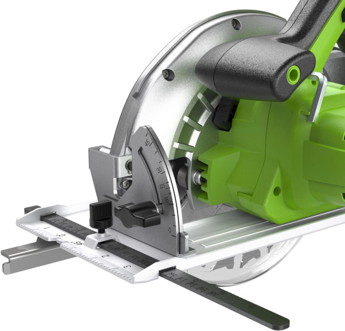 Циркулярная пила дисковая Greenworks GD24CS ручная D диска.:185мм 1500907CUB