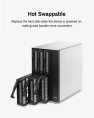 Внешний корпус для жёстких дисков TerraMaster D6-320 DAS tower/JBOD,Single Disk/up to 6 SATA 3,5' or 2,5' /1xUSB3.2 Type-C gen2/1xPS/1YW