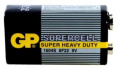 9V Батарейка GP Supercell 1604S 6F22, 1 шт.