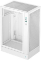 Корпус DeepCool CH170 Plus WH (R-CH170-WHNGM0-G) (материал: сталь ABS+SPCC, окно: закалённое стекло, 2хUSB3.0, 1хUSB-C, Audio, без БП, 1x3.5”, 2х2.5", 4 слота расширения, miniITX, длина видеокарты: 342 мм, высота кулера: 164 мм, воздушное охлаждение: свер