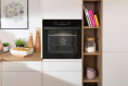Духовой шкаф электрический Gorenje BO6735E05B, 77л, дверца с 2 стеклами, черный
