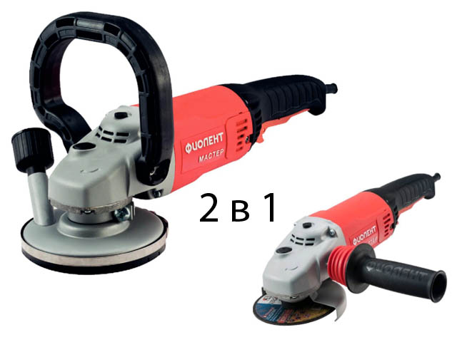 Шлифователь по бетону ФИОЛЕНТ МШУ 8-14-125 М в кор. ИДФР298135006-07К1