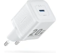 Сетевое зарядное устройство Vention на 1 порт USB С GaN 20W Белый FEPW0-EU
