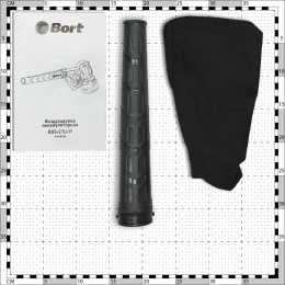 Воздуходувка Bort BSS-21LI-P 350Вт пит.:от аккум. бирюзовый