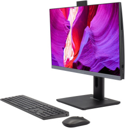 23.8" Моноблок DIGMA PRO Unity Full HD, Intel Core i3 1215U, 8ГБ DDR4, 256ГБ SSD,  Linux Ubuntu, серый и черный [dm23p3-8cxu01]