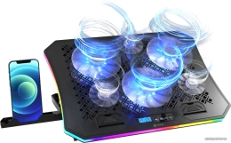 Подставка для ноутбука с активным охлаждением EVOLUTION LCS-01 RGB