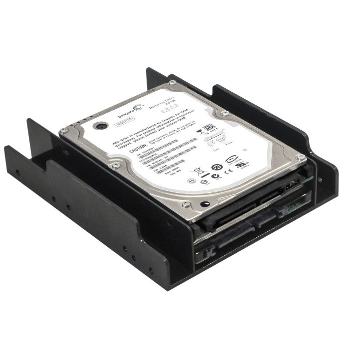 Салазки (переходник) ExeGate HD-22T3P для установки 2xHDD/SSD 2.5" в отсек 3.5" пластиковые EX292545RUS