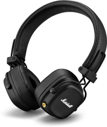 Наушники Marshall Major IV Черный (1005773) (беспроводные, с микрофоном, накладные, портативные, Bluetooth 5.0, 20-20000 Гц, складное оголовье, быстрая зарядка, время работы: 80 ч)
