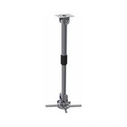 Кронштейн для проектора Cactus CS-VM-PR16L-AL серебристый макс.13.6кг потолочный поворот и наклон