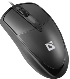 Мышь Defender Trace MB-989 черный оптическая 1000dpi USB 2but (52989)