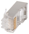 Коннектор ITK CS3-1C5EF-G FTP кат.5E RJ45 прозрачный (упак.: 1шт)