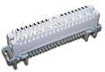 Плинт Lanmaster TWT-LSA10P-DIS-09 10 пар LSA-PROFIL размык. ABS пластик белый