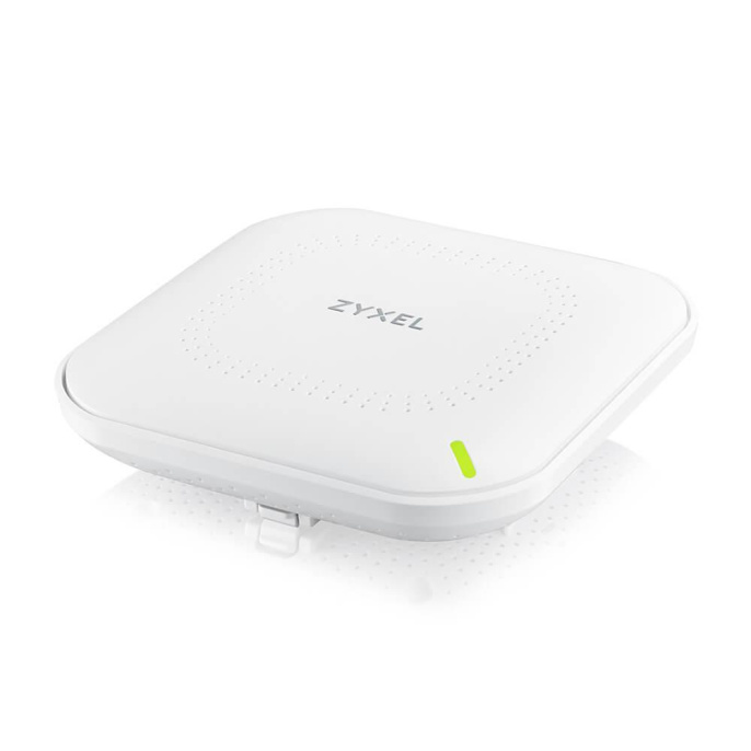 Точка доступа/ Точка доступа Zyxel NebulaFlex NWA90AX PRO, WiFi 6, 802.11a/b/g/n/ac/ax 2,4 и 5 ГГц , MU-MIMO, антенны 3x3, до 575+2400 Мбит/с, 1xLAN 2.5GE, PoE, защита от 4G/5G, БП в комплекте (NWA90AXPRO-EU0102F)