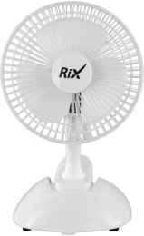 Вентилятор настольный Rix RDF-1500WB, белый