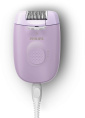 Эпилятор Philips BRE257/00 скор.:2 насад.:3 от электр.сети фиолетовый
