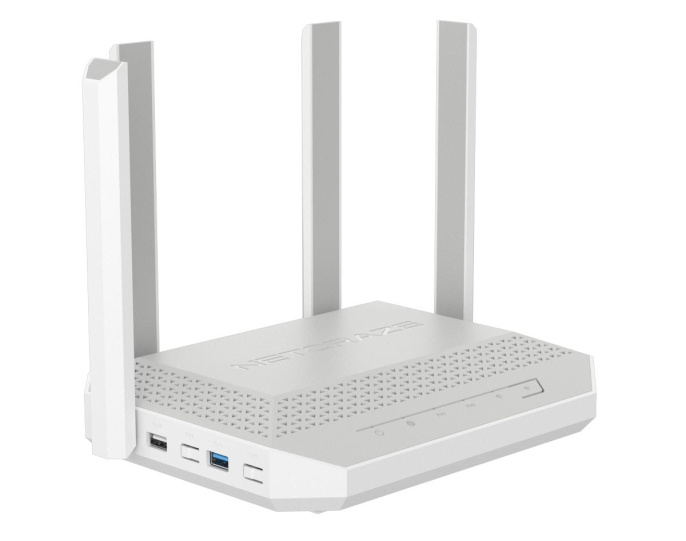 Маршрутизатор/ Netcraze Ultra Мультигигабитный интернет-центр с Mesh Wi-Fi 7 BE7200, Smart-коммутатором 1?10G, 1?2.5G и 4?1G, многофункциональными портами USB 3.2 и 2.0 Netcraze Ultra NC-1812