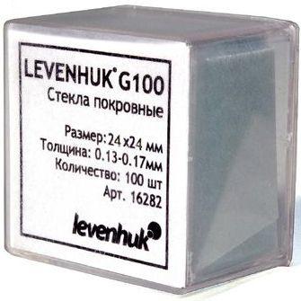 Стекло Levenhuk G100 100предм. прозрачный/белый 16282