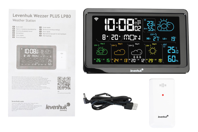 Метеостанция Levenhuk Wezzer PLUS LP80 78898