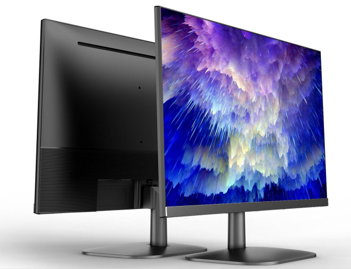 Монитор 23.8" BRAVUS BVS2425HDM Black IPS, 1920x1080, 100Hz, 5 ms, 178°/178°, 250 cd/m, 1200:1, +HDMI, +DisplayPort, +MM