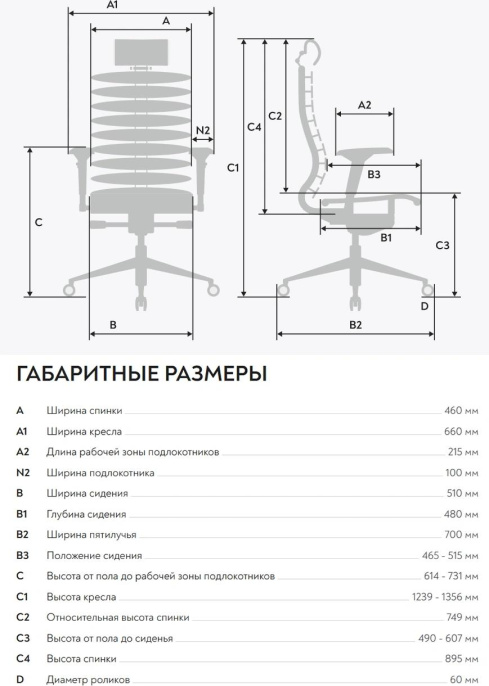 Кресло руководителя МЕТТА Equalizer L2-47D, экокожа, до 150кг, синхромеханизм, регулируемые 5D подлокотники,  черный