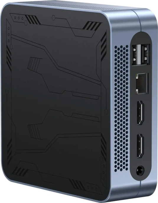 Неттоп Chuwi LarkBox S Intel Core i3 1220P 1.5Ghz /16384Mb/512SSDGb/Int:Intel UHD Graphics/BT/WiFi/war 1y/0.4kg/Gray+Black/Win11Pro + Aluminum+plastic/RAM slot*2/bracket/USB2.0*2/USB3.2*2/Type-C*1/HDMI*2/DP*1/RJ45*2/WIFI5,BT5.1/bracke CWI605SP