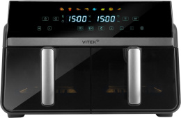 Аэрогриль Vitek VT-AF1001 2400Вт черный/серебристый