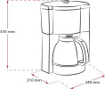 Кофеварка Melitta Look V Therm Timer Black Filter, капельная, черный / нержавеющая сталь [1025-18]