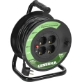 Катушка GENERICA УК20 с т/з 4 места 2P+PE/20м 3x1,5мм2 WKP20-16-04-20-G