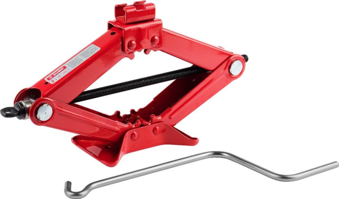 Домкрат механический ЗУБР М3 ромбический,  2т [43040-2]